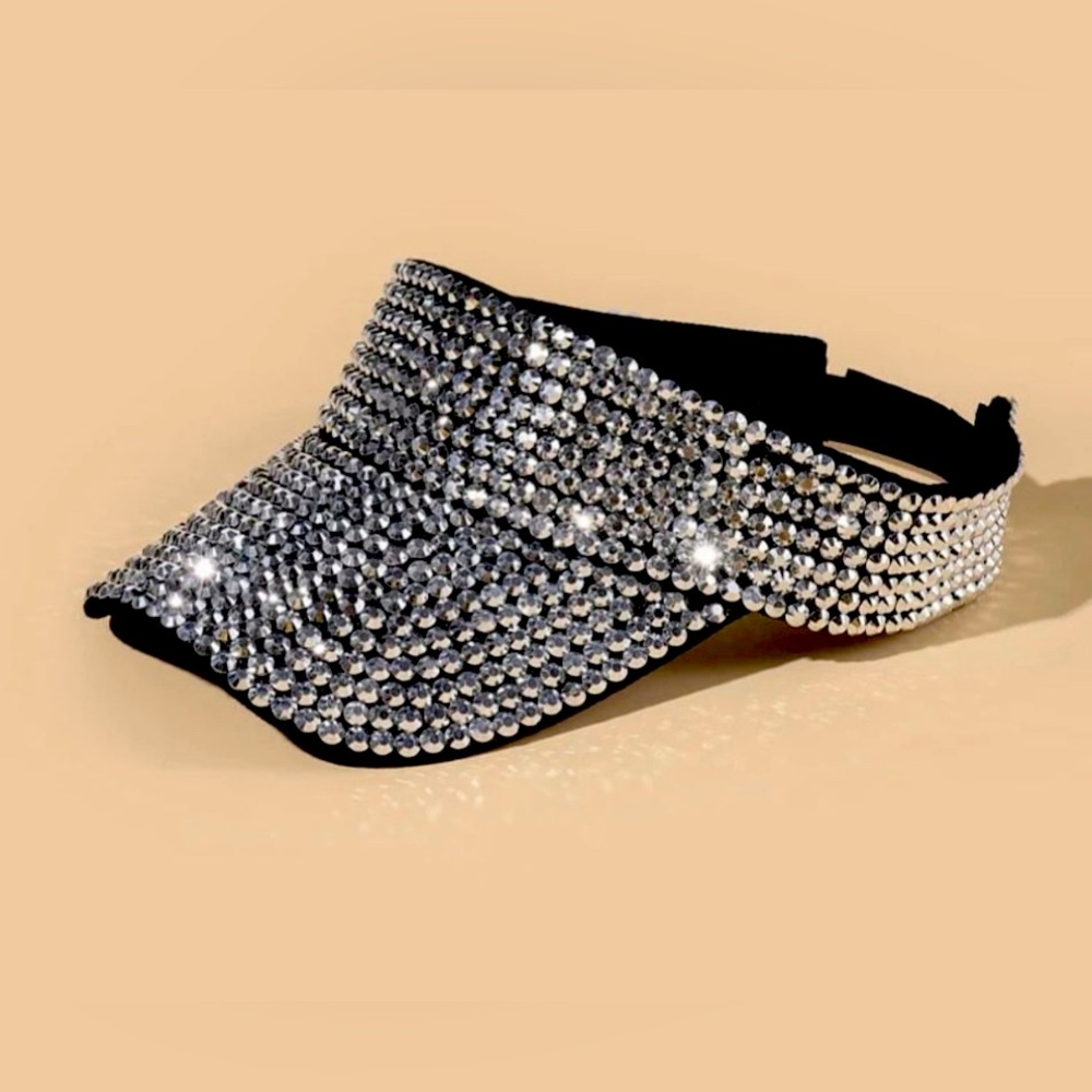 Rhinestone Sun Viser - Picture 3 of 3